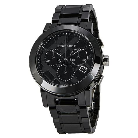 all black mens burberry watch|burberry luxury watches.